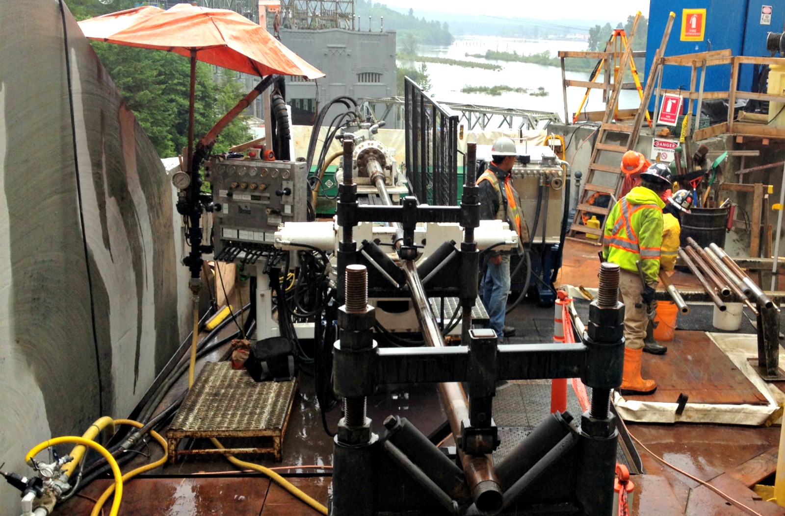 Geotechnical Drilling in Vancouver with Air Rotary Drill Method